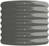 vidaXL Hochbeet Verzinkter Stahl 114x40x36 cm Grau 318864 Bild 4