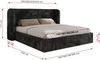 Polsterbett Bett mit Holzlattenrost Schlafzimmer Bett Doppelbett gepolstertes Kopfteil Multipocket Matratze - EMORA CLASSIC - 180x200 cm - Dunkelgrau Plüsch - ELORI LUX Bild 4