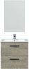 Waschbeckenunterschrank >ARUBA 60< in Alaska-Eiche - 60x57x45 (BxHxT) Bild 3