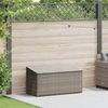 vidaXL Garten-Aufbewahrungsbox Grau 110 x 50 x 58 cm Poly Rattan 4104071 Bild 2
