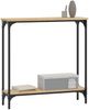vidaXL Konsolentisch Sonoma-Eiche 75 x 22,5 x 75 cm Holzwerkstoff 834021 Bild 3