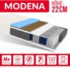 Matratze 160x200 Taschenfederkern MODENA 7 Zonen H2 H3 22 cm Kokos HR Schaum Polyurethanschaum JERSEY Bild 3