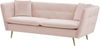 3-Sitzer Sofa Samtstoff rosa FREDERICA Bild 4