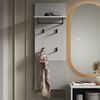 Wandgarderobe Eliza Grau 43 x 120 cm Vicco Bild 3