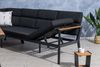 Gardissimo 'Nabari' Dining-Ecklounge mit Ecksofa, Bank & Tisch, Aluminium, Braun, Links Bild 3