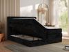Boxspringbett, Doppelbett mit zwei Bettkästen und Multipocket-Matratze, Cord Bett - TILIANO KING - 180 x 200 cm - Schwarz Cord - H3 Bild 4