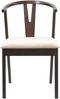 vidaXL Esszimmerstuhl 2 pcs Hellbraun und hell Massives Gummiholz 42020402 Bild 5