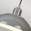 Pendelleuchte, Deckenlampe, Stahl, Grau, D 30 cm Bild 3