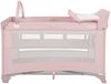 Lorelli Reisebett Torino plus 2 Ebenen Wickelauflage Spielbogen Räder faltbar pink Bild 2