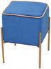 Sitzhocker/ -pouf "Dany", blau Bild 2