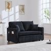 Multifunktionales Stoffsofa Klappbares Ausziehsofa Kleines Wohnzimmersofa mit zwei Funktionen Abnehmbar und waschbar Mit Aufbewahrungstasche Mit USB-Ladefunktion Mit Becherhalter Bild 2