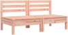 vidaXL Gartensofa ohne Armlehnen mit Kissen 2Stk. Massivholz Douglasie 838163 Bild 4