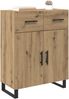 vidaXL Sideboard Artisan-Eiche 69,5 x 34 x 90 cm Holzwerkstoff 882309 Bild 3