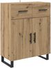 vidaXL Sideboard Artisan-Eiche 69,5 x 34 x 90 cm Holzwerkstoff 882309 Bild 2