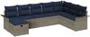 vidaXL Gartensofa-set mit Kissen mit Speicher 8 pcs Poly Rattan 3360266 Bild 2