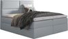 99rooms Merino Boxspringbett Velours MONOLITH 160x200 cm Silber Bild 4