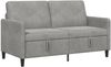 vidaXL Sofa mit Stauraum Hellgrau 152 x 78 x 87 cm Polyester 42036933 Bild 2