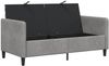 vidaXL Sofa mit Stauraum Hellgrau 152 x 78 x 87 cm Polyester 42036933 Bild 4