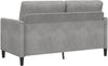 vidaXL Sofa mit Stauraum Hellgrau 152 x 78 x 87 cm Polyester 42036933 Bild 5