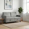vidaXL Sofa mit Stauraum Hellgrau 152 x 78 x 87 cm Polyester 42036933 Bild 3