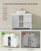 VASAGLE Waschbeckenunterschrank, Badezimmerschrank, 2 Fächer hinter den Türen, für Waschbecken ohne Säule, Badezimmer-Unterschrank mit Füßen Bild 2