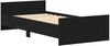 vidaXL Bettgestell ohne Matratze Schwarz Eichen-Optik 90x190 cm 862367 Bild 4