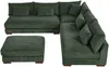 Vente-unique - SPERONE Sofa SamtStoff Grün - B 77 cm275 cm x H 47 cm85 cm x L 102 cm275 cm Bild 2