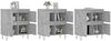 vidaXL Sideboards 3 Stk. Betongrau Holzwerkstoff 3190201 Bild 3