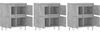 vidaXL Sideboards 3 Stk. Betongrau Holzwerkstoff 3190201 Bild 4