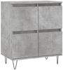 vidaXL Sideboards 3 Stk. Betongrau Holzwerkstoff 3190201 Bild 5