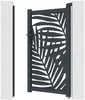 Vente-unique - TOGIRO Side gate Metall Grau - B 4,6 cm x H 161 cm x L 103 cm Bild 4