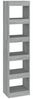vidaXL Bücherregal/Raumteiler Grau Sonoma 40x30x166 cm 813594 Bild 2