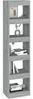vidaXL Bücherregal/Raumteiler Grau Sonoma 40x30x166 cm 813594 Bild 5