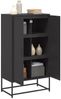 vidaXL Highboard Schwarz 68,5x38,5x123,5 cm Stahl 846494 Bild 4