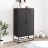 vidaXL Highboard Schwarz 68,5x38,5x123,5 cm Stahl 846494 Bild 2