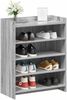 vidaXL Schuhschrank Grau Sonoma 73,5 x 36 x 92 cm Holzwerkstoff 8011320 Bild 2