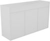HOMAVO Sideboard HG1 Mit Schiebetüren 140 cm Für Wohnbereiche, Weiß Bild 5