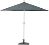 Sonnenschirm halbrund Parla, Halbschirm Balkonschirm, UV 50+ Polyester/Alu 3kg ~ 300cm anthrazit mit Ständer Bild 4