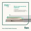 Komfortschaummatratze max foam by fan, 5 Zonen Matratze 90x200 cm, 140x200 & weitere Größen, fan, 18 cm hoch, Matratze, 90x200 cm von Stiftung Warentest "GUT (1,6)" getestet Bild 5