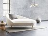 Beliani 'VALREAS' Chaiselongue, Bouclé cremeweiß, Linksseitig Bild 3