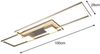 LED Deckenleuchte ALBANY Silber mit Fernbedienung dimmbar, Breite 100cm Bild 4