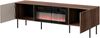 Mirjan24 'Trigev' TV-Lowboard mit 2 Drehtüren, elektrischer Kamin, nuss Warmia, 58 x 42 x 181 cm Bild 4