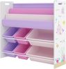 Kinderregal Rødøy 78x86x27 cm mit Ozean Motiv [en. casa] Bild 3