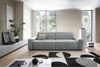 Selsey 'Baleo' 3-Sitzer Sofa mit Schlaffunktion, Chenille-Bezug, Hellgrau, 82 x 257 x 105 cm Bild 2