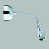 LED Wandleuchte, Chrom, Flexo-Arm, H 28,5 cm Bild 2