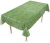 Tischdecke abwaschbar Wachstuch Wachstuchtischdecke Gartentischdecke Leinen-Optik Pflegeleicht Wasserabweisend 140x100 cm (Rechteckig) Creme Schnittkante Bild 2