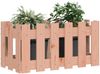 vidaXL Pflanzkübel Lattenzaun-Design 60x30x30 cm Massivholz Douglasie 832470 Bild 3