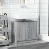 vidaXL Waschbeckenunterschrank Grau Sonoma 63x29x55 cm Holzwerkstoff 848099 Bild 3