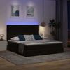 vidaXL Bett mit LED-Lichtleisten Schwarz 180 x 200 cm Samt 3372895 Bild 5