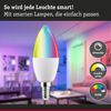 Standard 230V Smart Home Zigbee 3.0 LED Kerze E14 470lm 5W RGBW+ dimmbar Matt Bild 3